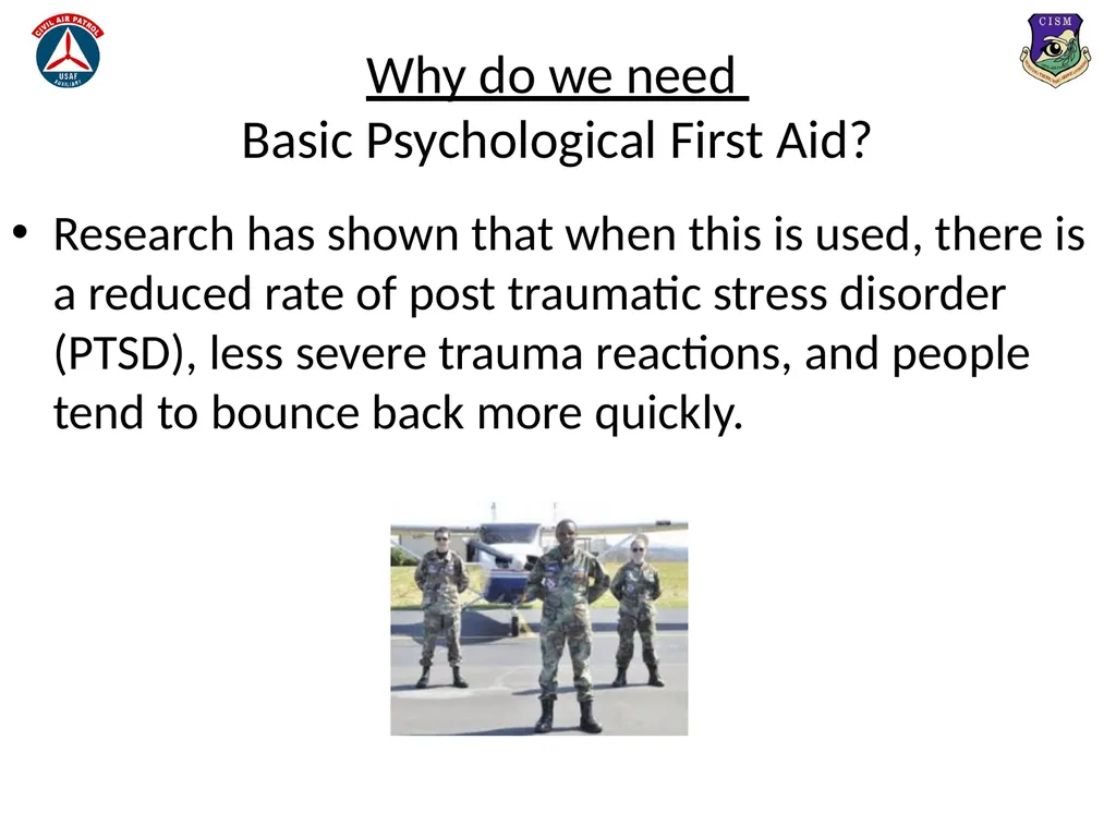 Look, Listen, and Link (LLL) Basic Psychological - slide 4 of 31
