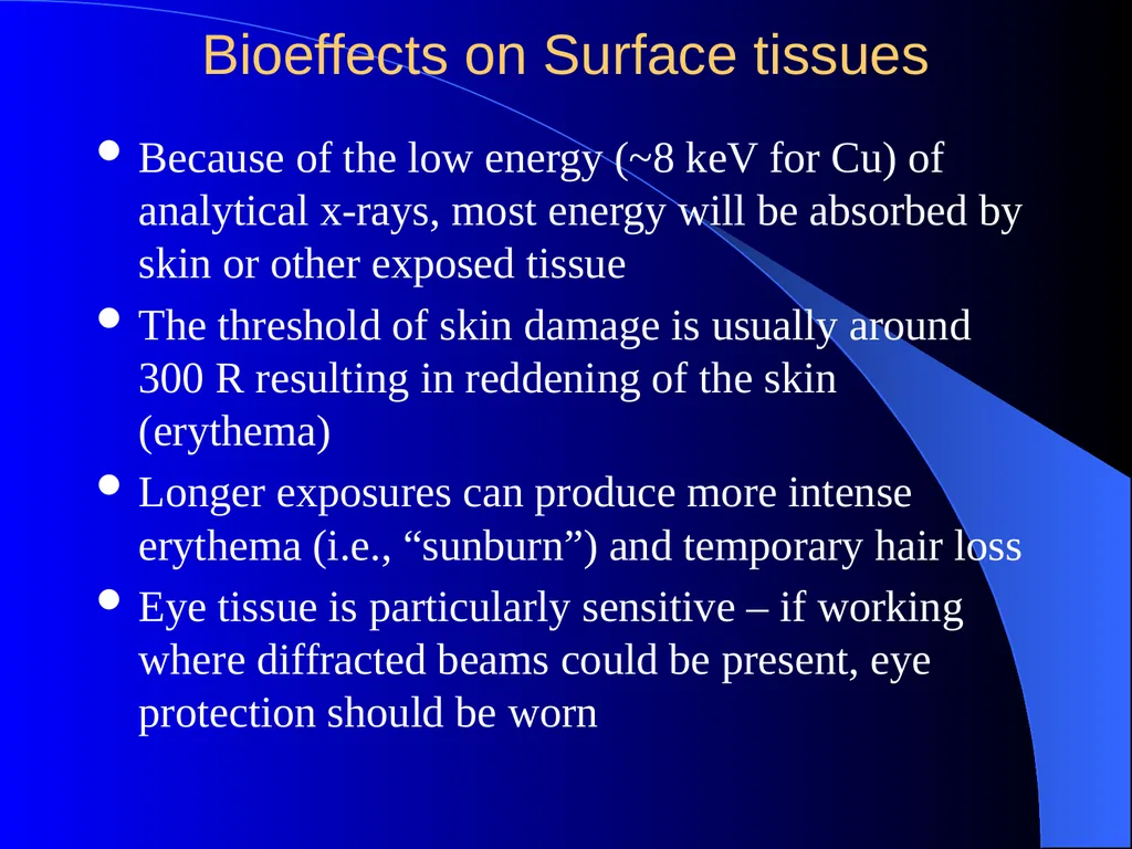 Radiation Safety for X-ray Diffraction Overview of - slide 15 of 20