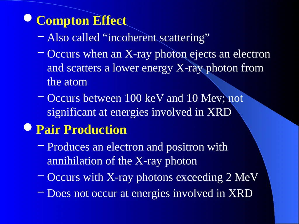 Radiation Safety for X-ray Diffraction Overview of - slide 8 of 20