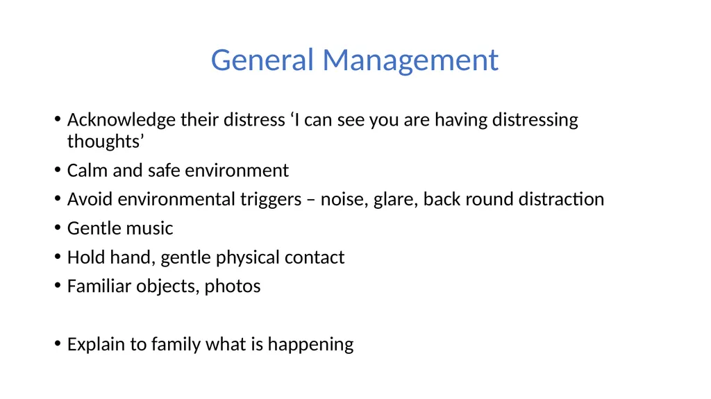 Terminal Agitation Martlets hospice What this talk - slide 9 of 17
