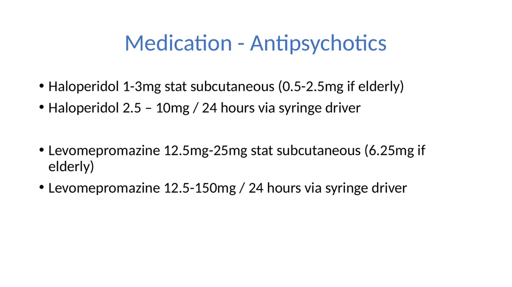 Terminal Agitation Martlets hospice What this talk - slide 13 of 17