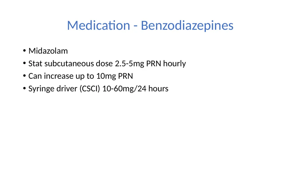 Terminal Agitation Martlets hospice What this talk - slide 12 of 17