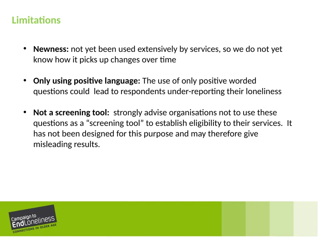 Measuring your impact on loneliness in later life - slide 11 of 21