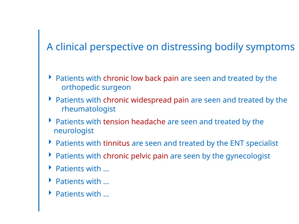 “Somatic Symptom Disorders in Primary Care” - slide 4 of 31