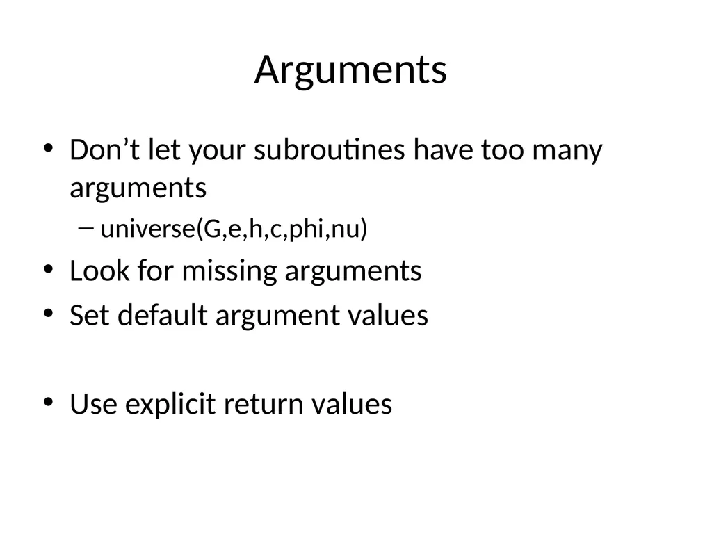 Best Programming Practices Ashish Mahabal, Caltech - slide 30 of 63