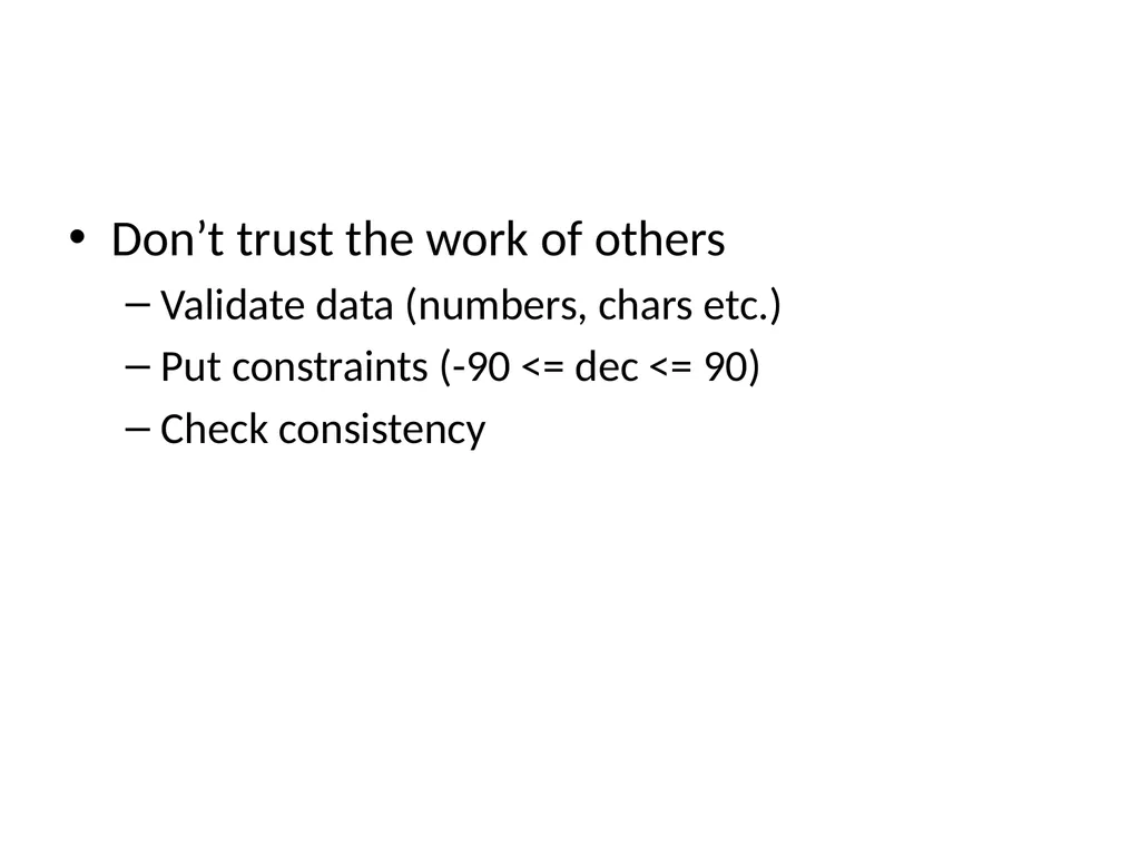 Best Programming Practices Ashish Mahabal, Caltech - slide 15 of 63