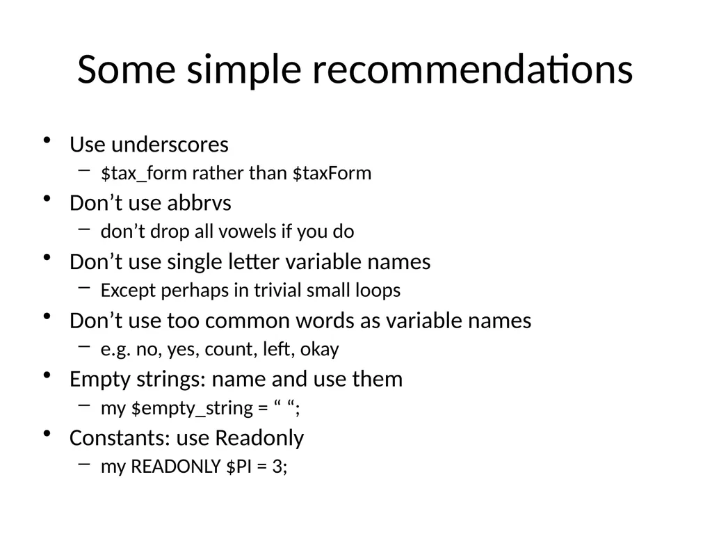 Best Programming Practices Ashish Mahabal, Caltech - slide 13 of 63
