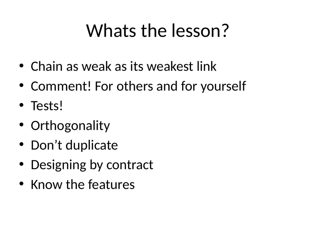 Best Programming Practices Ashish Mahabal, Caltech - slide 61 of 63
