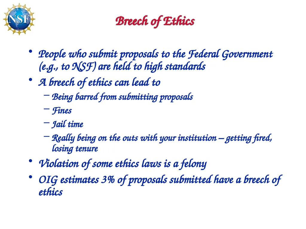 Competitive Proposal Writing 2011 CAREER Award - slide 66 of 94