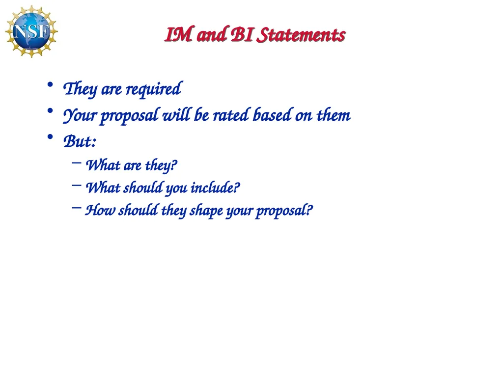 Competitive Proposal Writing 2011 CAREER Award - slide 61 of 94