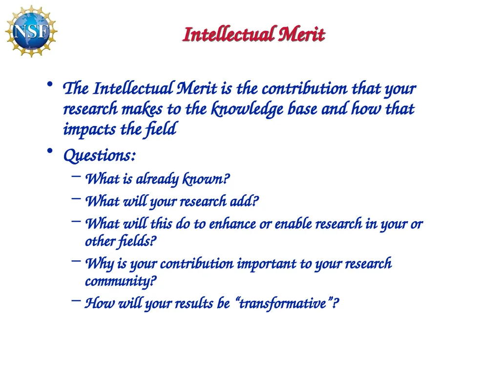 Competitive Proposal Writing 2011 CAREER Award - slide 62 of 94