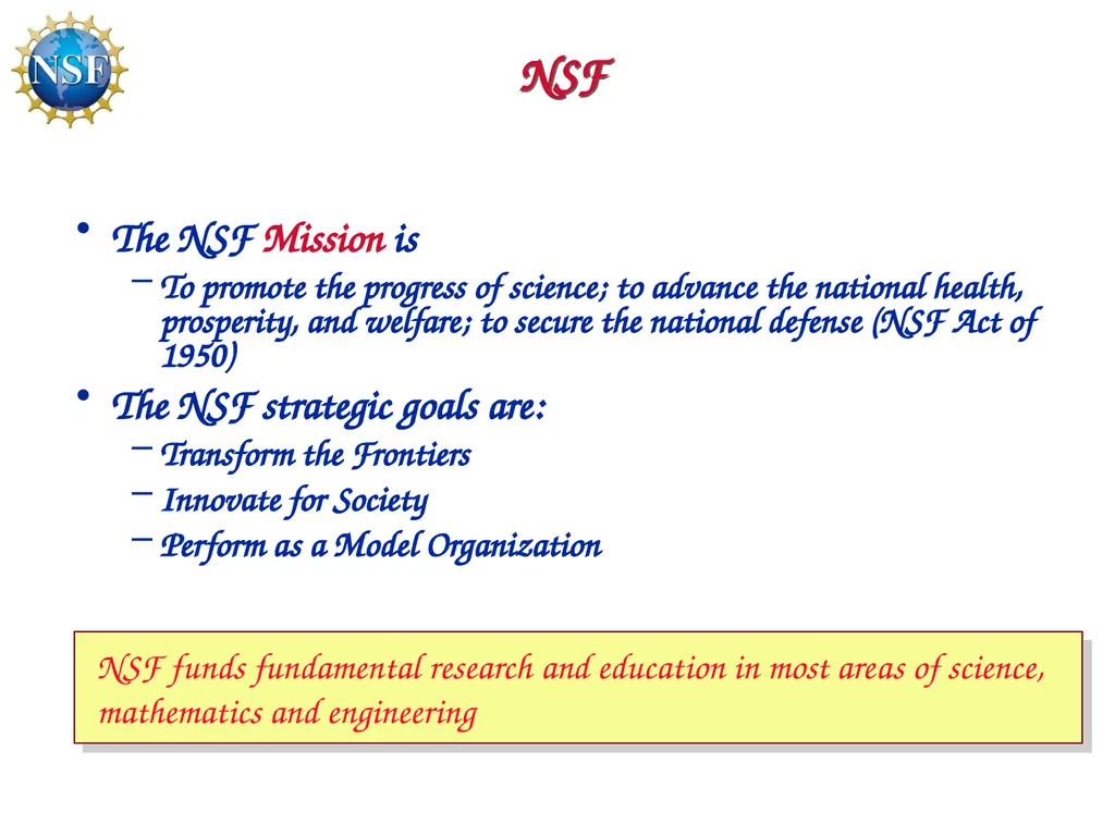 Competitive Proposal Writing 2011 CAREER Award - slide 5 of 94