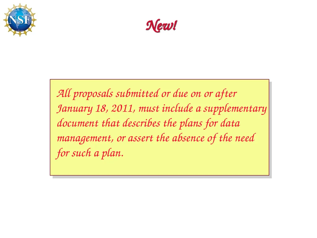 Competitive Proposal Writing 2011 CAREER Award - slide 20 of 94