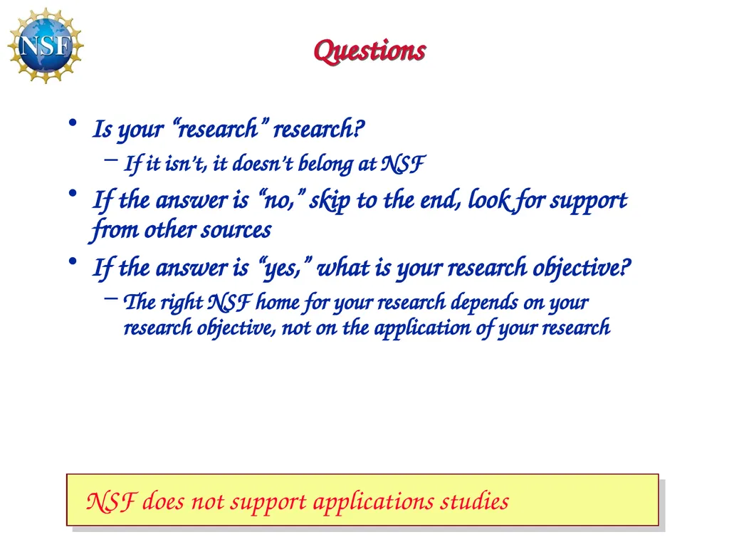 Competitive Proposal Writing 2011 CAREER Award - slide 43 of 94