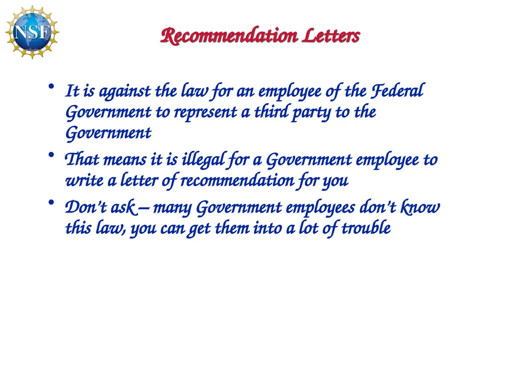 Competitive Proposal Writing 2011 CAREER Award - slide 71 of 94