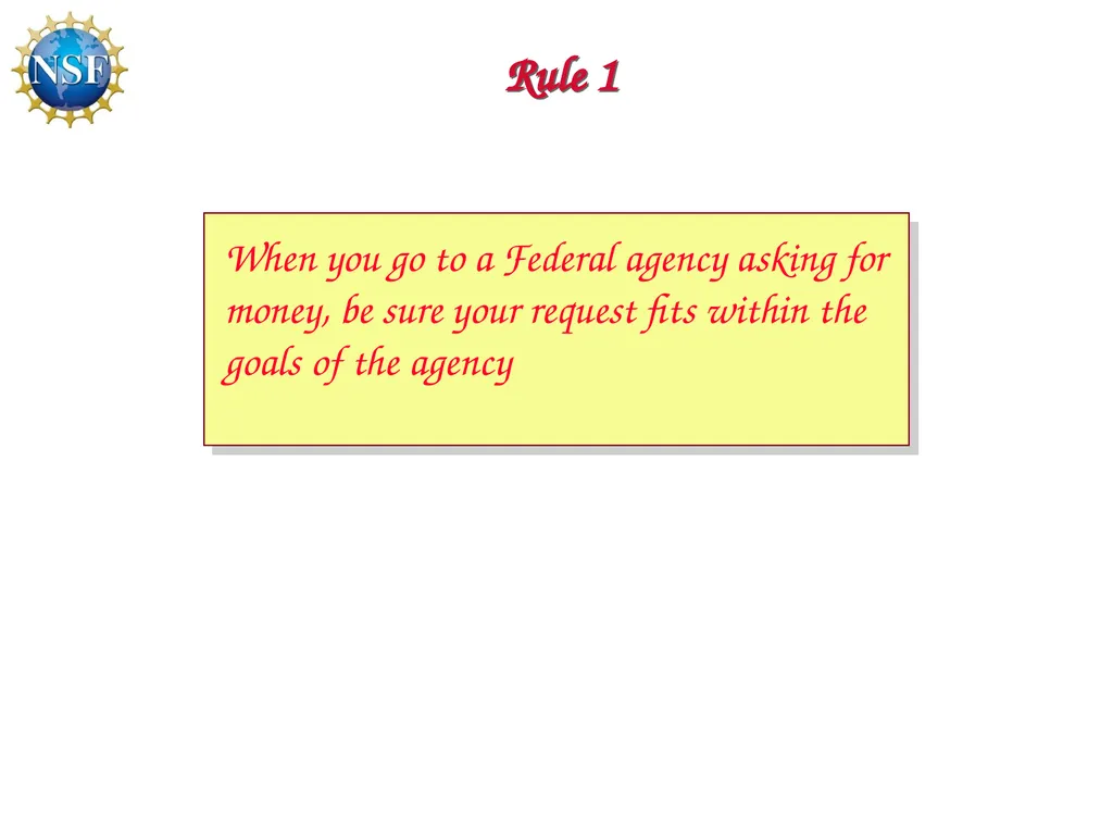 Competitive Proposal Writing 2011 CAREER Award - slide 4 of 94
