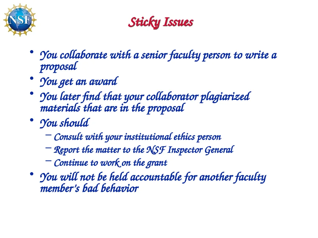 Competitive Proposal Writing 2011 CAREER Award - slide 75 of 94