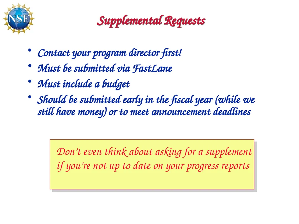 Competitive Proposal Writing 2011 CAREER Award - slide 80 of 94