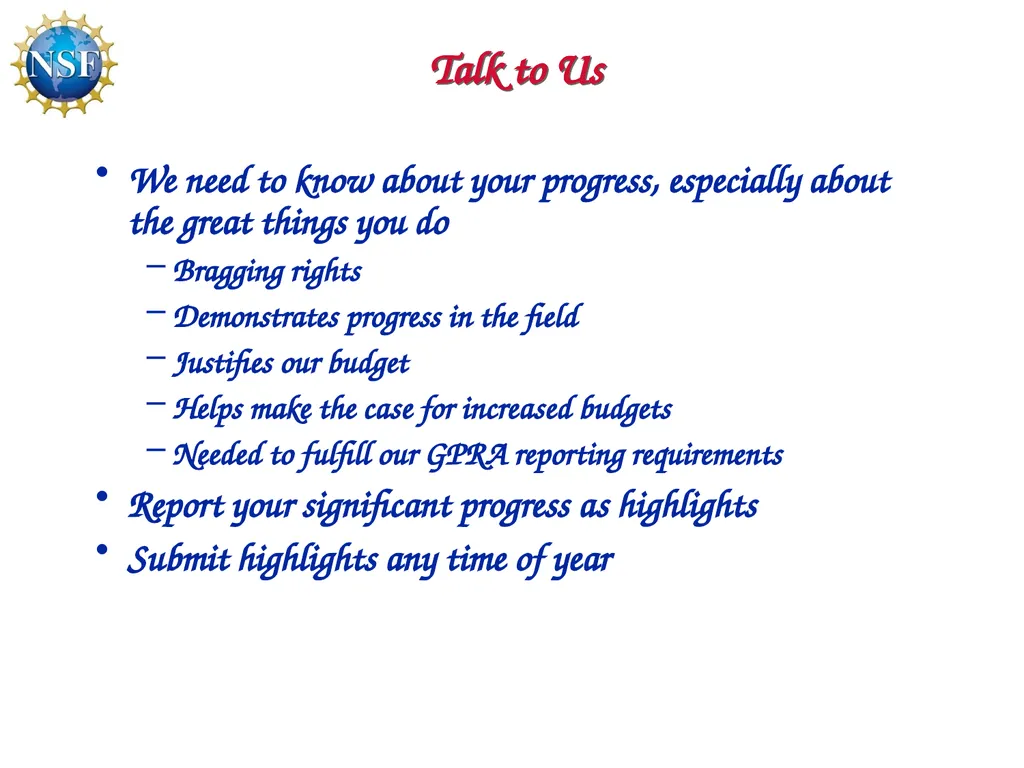 Competitive Proposal Writing 2011 CAREER Award - slide 87 of 94