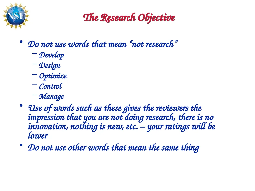 Competitive Proposal Writing 2011 CAREER Award - slide 41 of 94