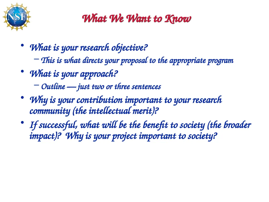 Competitive Proposal Writing 2011 CAREER Award - slide 53 of 94