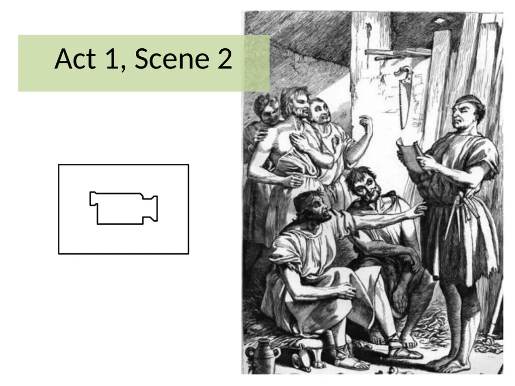 Act 1, Scene 2 A reminder: the Assessment - slide 1 of 10