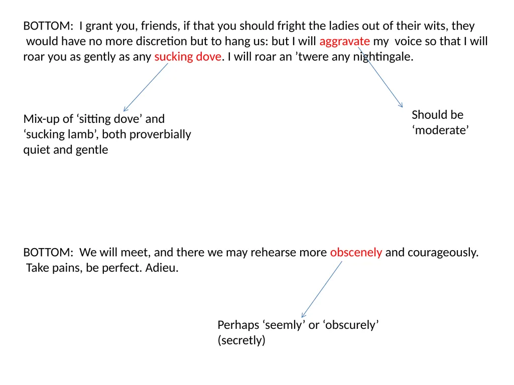 Act 1, Scene 2 A reminder: the Assessment - slide 6 of 10