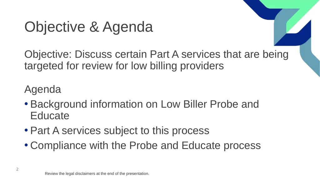 Low Biller Probe and Educate Reviews November 2025 - slide 2 of 19