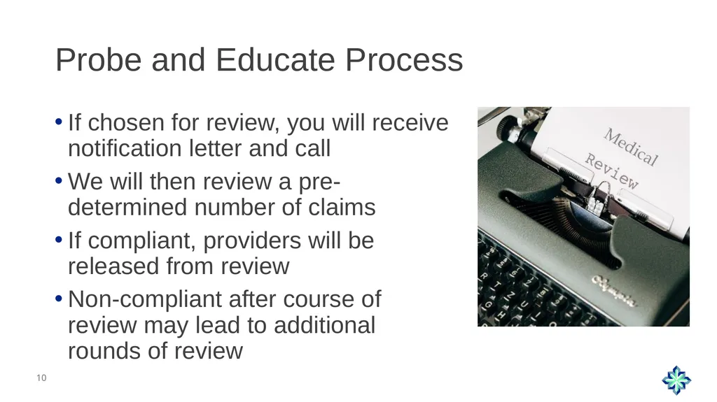 Low Biller Probe and Educate Reviews November 2025 - slide 10 of 19