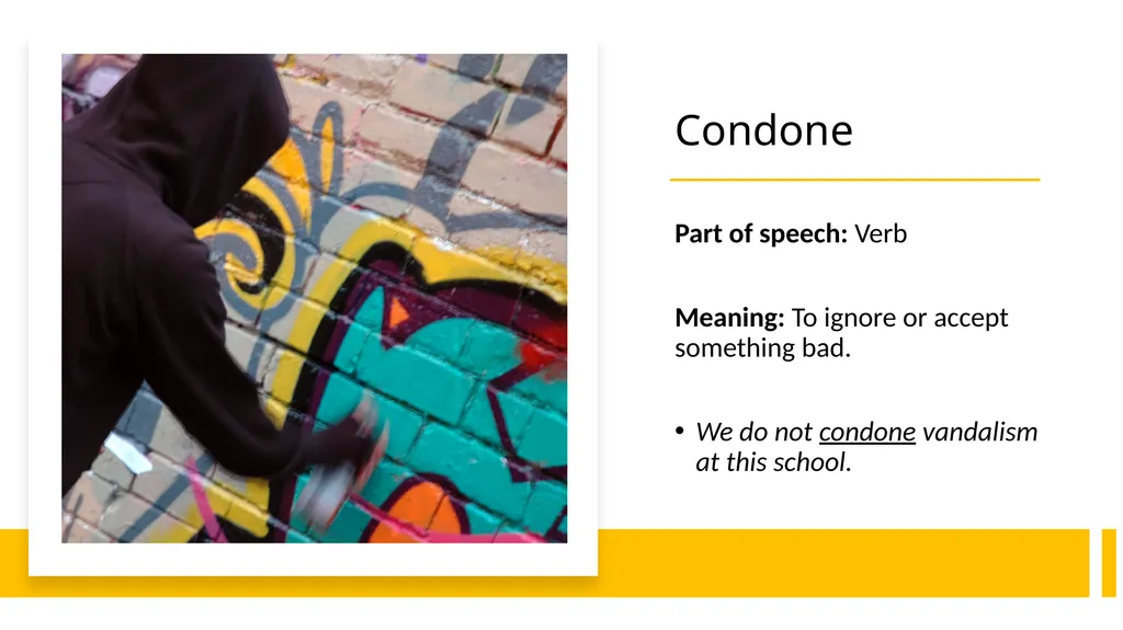 Year 8 Vocab Term 1, List 1 Tangible Part of - slide 6 of 11