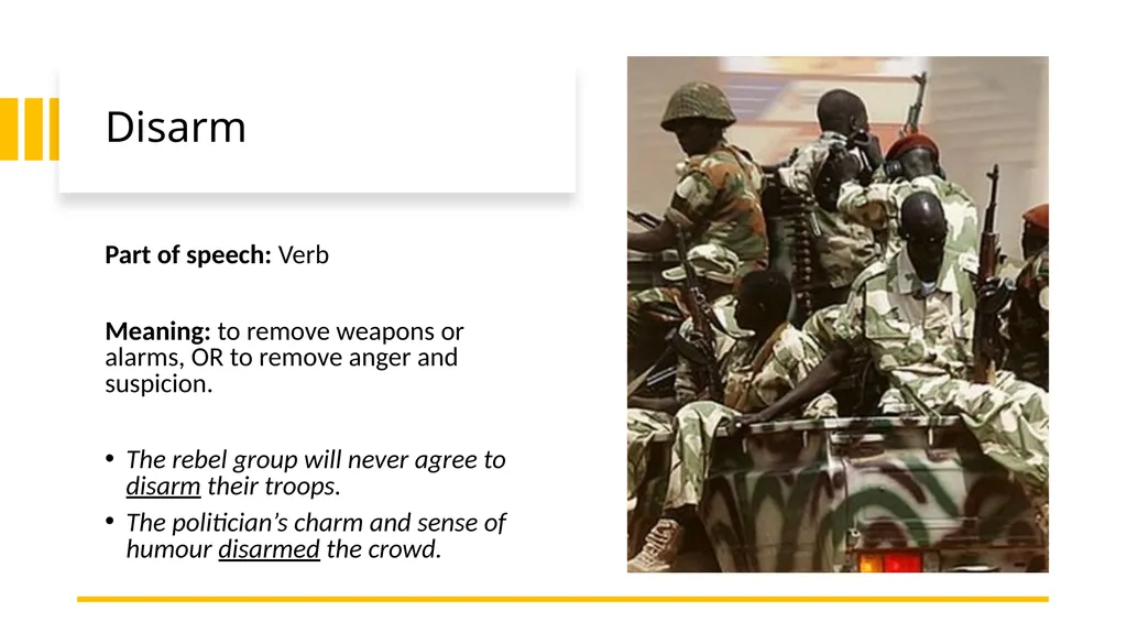 Year 8 Vocab Term 1, List 1 Tangible Part of - slide 7 of 11