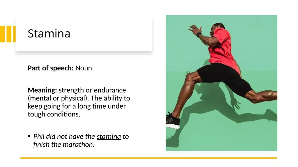 Year 8 Vocab Term 1, List 1 Tangible Part of - slide 3 of 11