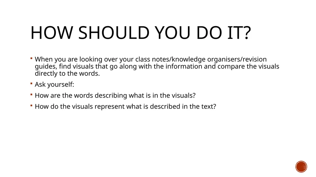 Dual Coding A method of study combining words and - slide 4 of 7