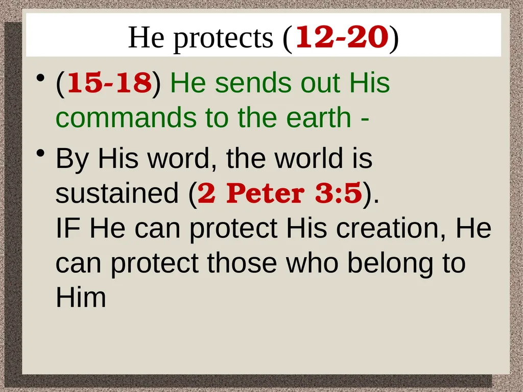 It is Good to Sing Praises Psalm 147 He builds - slide 18 of 21