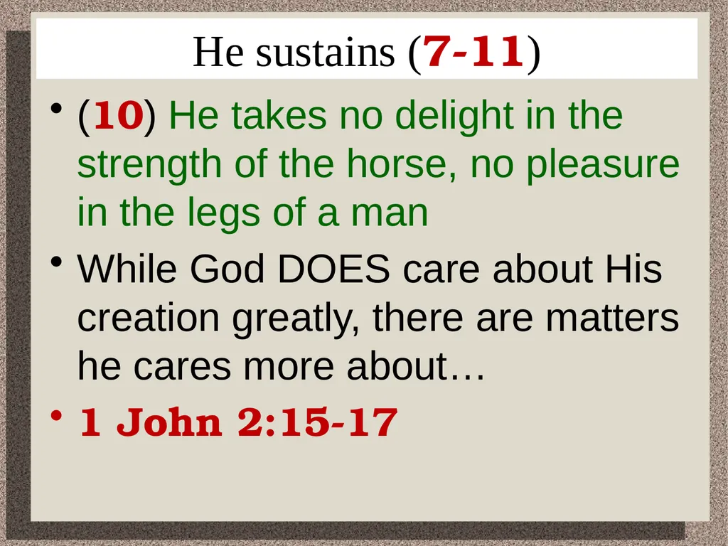 It is Good to Sing Praises Psalm 147 He builds - slide 12 of 21