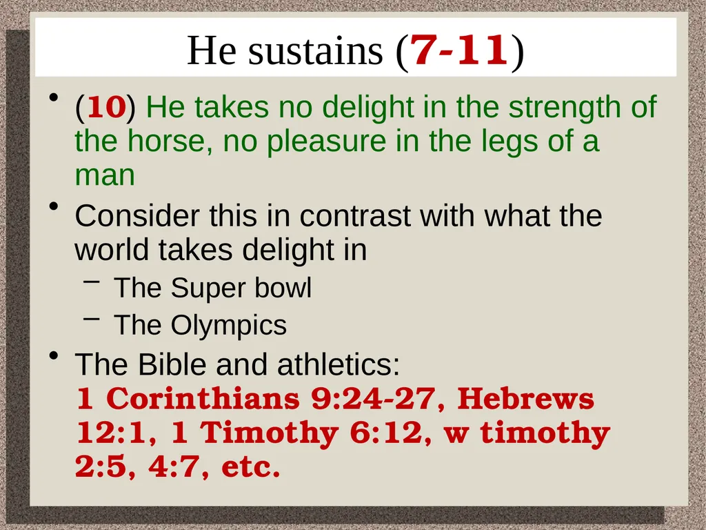 It is Good to Sing Praises Psalm 147 He builds - slide 13 of 21