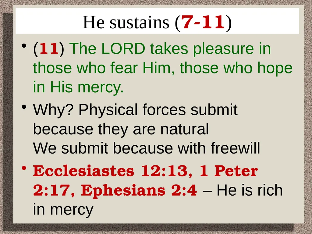 It is Good to Sing Praises Psalm 147 He builds - slide 14 of 21