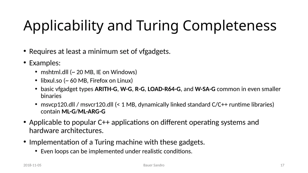 Counterfeit Object-oriented Programming (COOP) On - slide 17 of 27