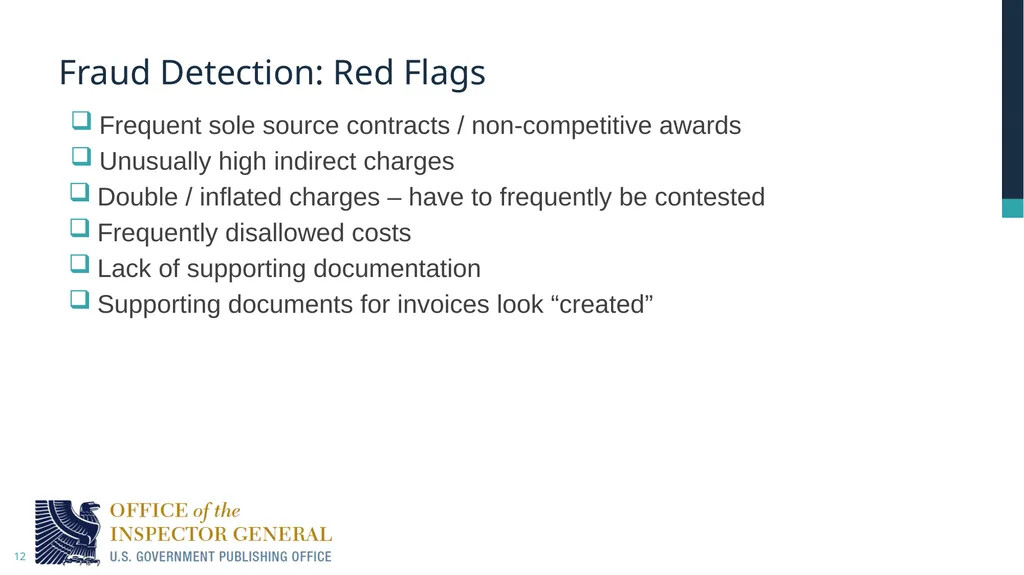 Fraud Awareness Training: Detection and Prevention - slide 12 of 20