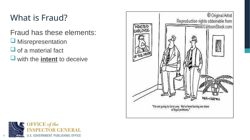 Fraud Awareness Training: Detection and Prevention - slide 6 of 20