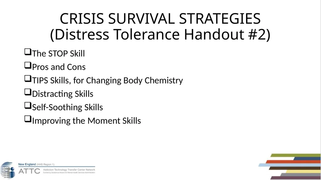 Taylor D’Addario, LMHC, LCDP Dialectical Behavior - slide 44 of 96