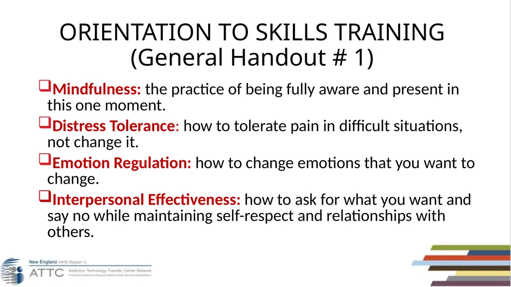 Taylor D’Addario, LMHC, LCDP Dialectical Behavior - slide 13 of 96