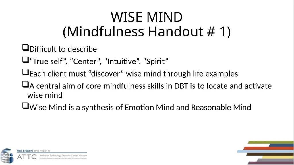 Taylor D’Addario, LMHC, LCDP Dialectical Behavior - slide 26 of 96