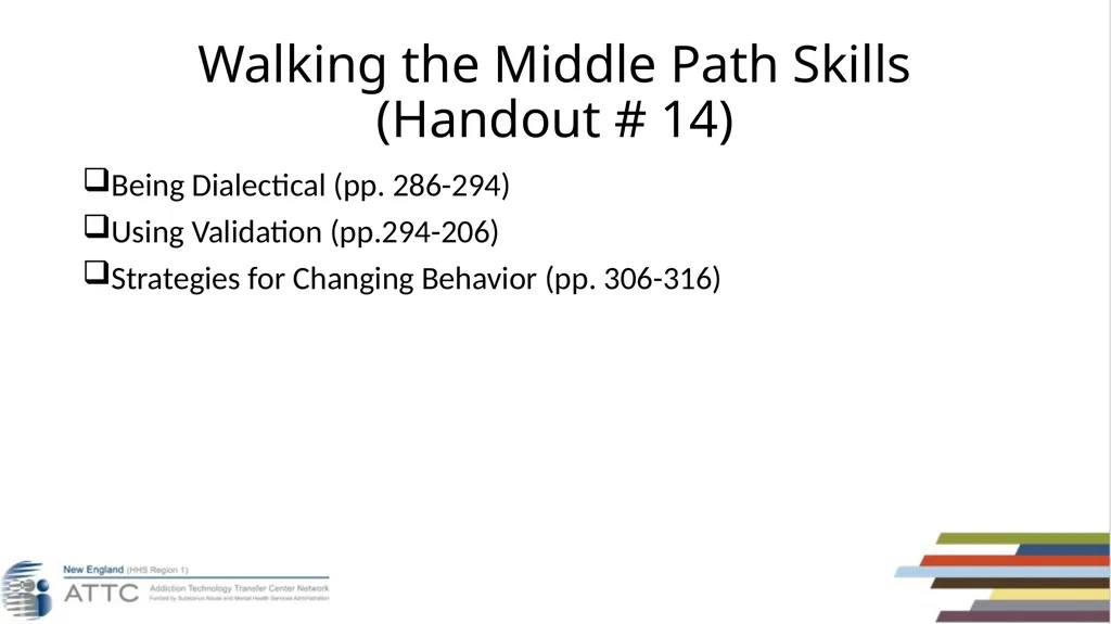 Taylor D’Addario, LMHC, LCDP Dialectical Behavior - slide 95 of 96