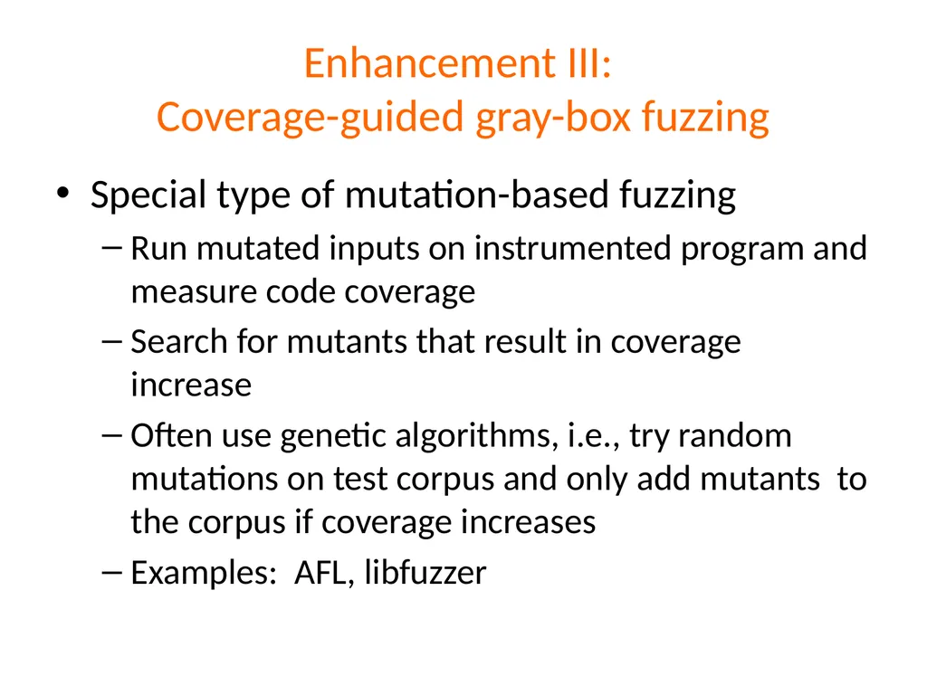 Fuzzing Suman Jana *Acknowledgements: Dawn Song, - slide 21 of 28
