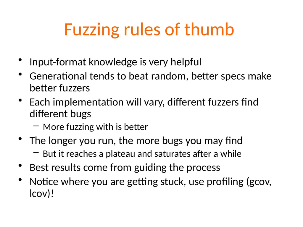 Fuzzing Suman Jana *Acknowledgements: Dawn Song, - slide 28 of 28