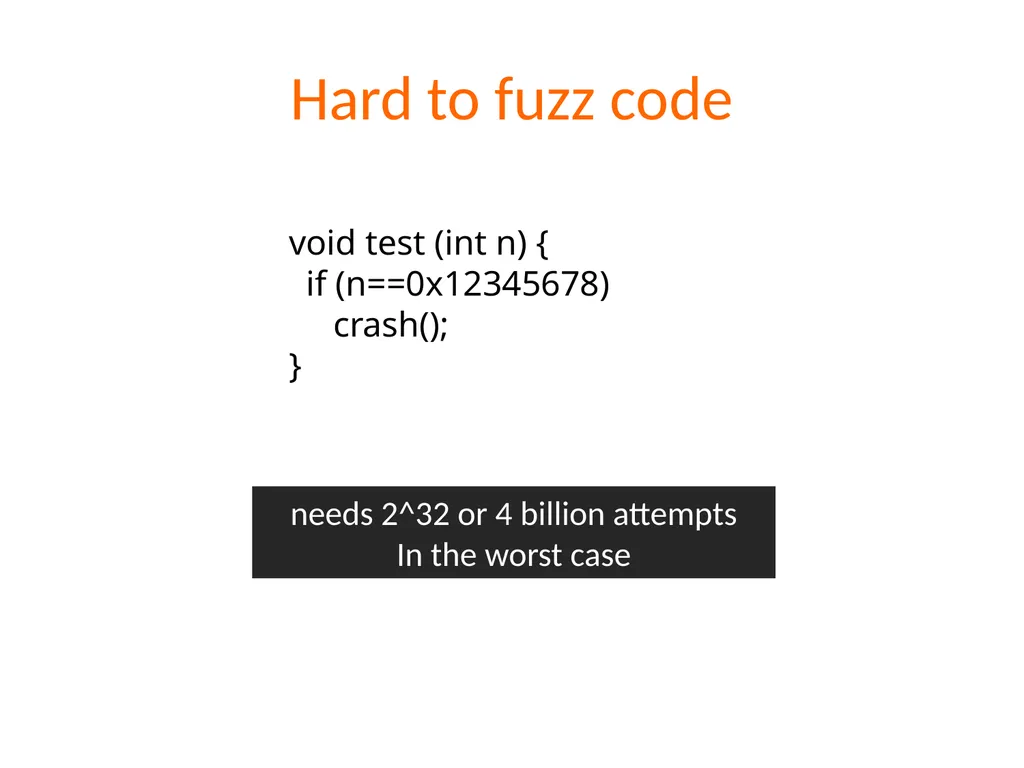 Fuzzing Suman Jana *Acknowledgements: Dawn Song, - slide 26 of 28