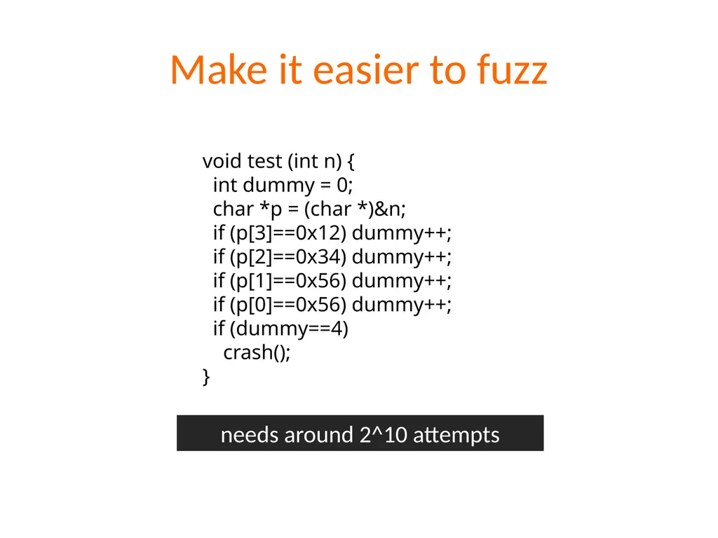 Fuzzing Suman Jana *Acknowledgements: Dawn Song, - slide 27 of 28