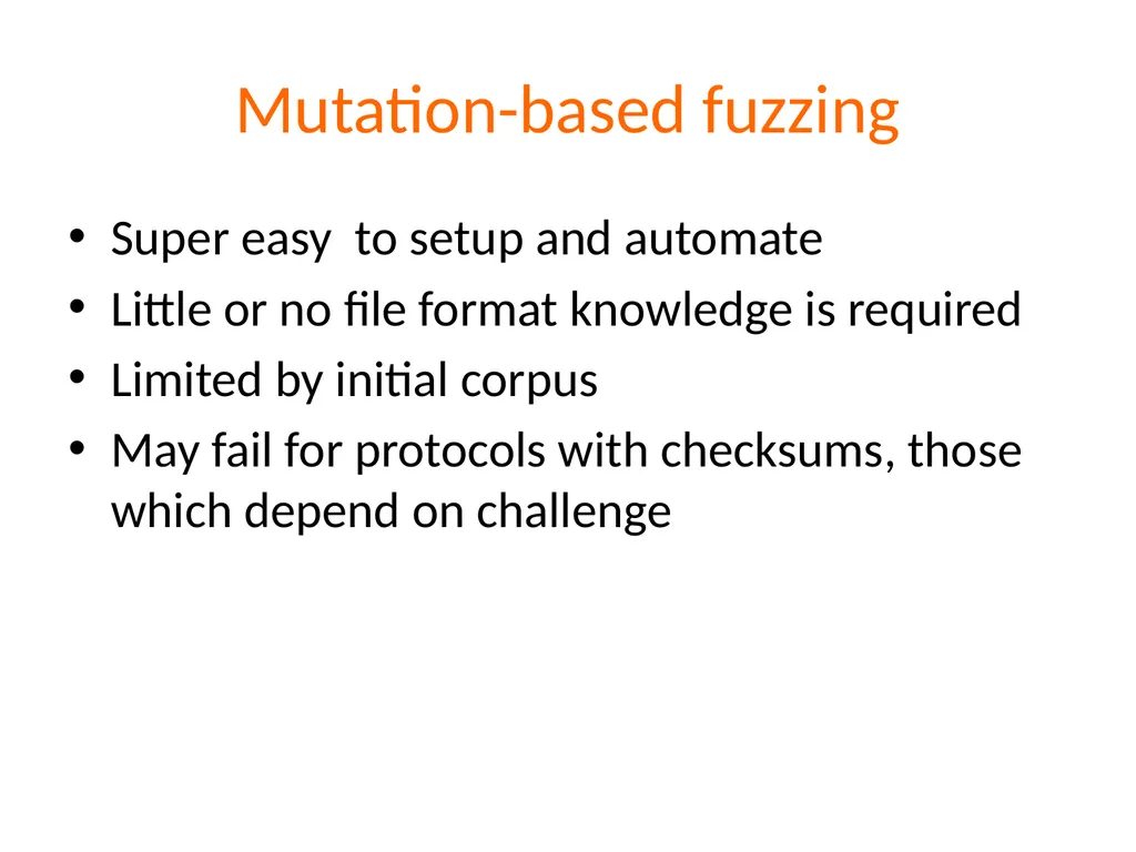 Fuzzing Suman Jana *Acknowledgements: Dawn Song, - slide 10 of 28