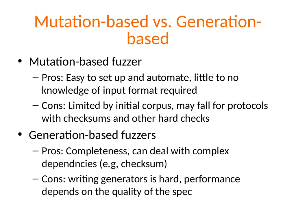 Fuzzing Suman Jana *Acknowledgements: Dawn Song, - slide 13 of 28